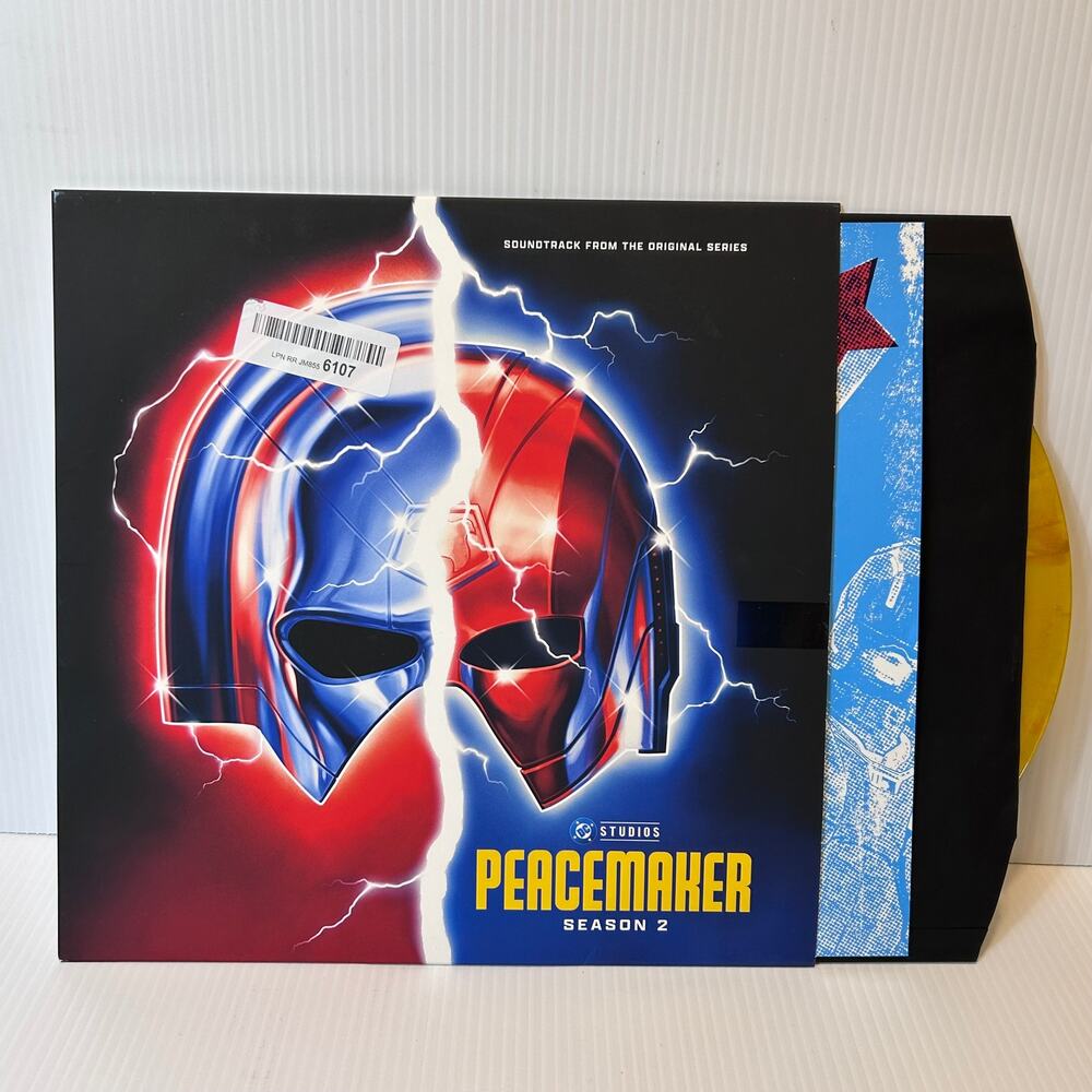 Vinyl Peacemaker 2 Soundtrack Rock Yellow Gold DC Studios Foxy Steel Snider Open